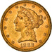 Moneta, Stati Uniti, Coronet Head, $5, Half Eagle, 1882, U.S. Mint