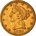 Moneta, USA, Coronet Head, $5, Half Eagle, 1883, U.S. Mint, Philadelphia
