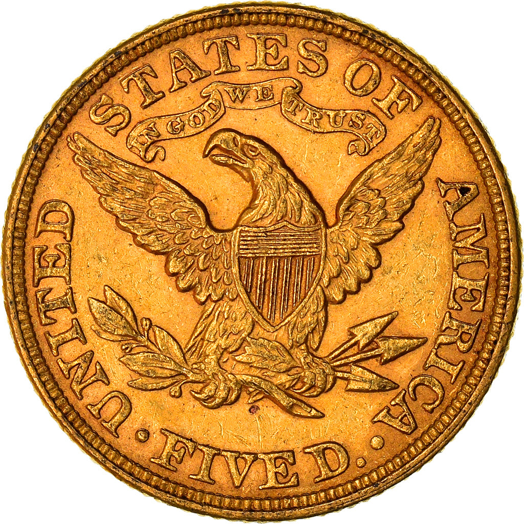 Munten, Verenigde Staten, Coronet Head, $5, Half Eagle, 1894, Philadelphia, PR