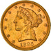 Coin, United States, Coronet Head, $5, Half Eagle, 1895, U.S. Mint