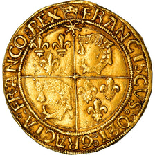 Münze, Frankreich, Dauphiné, François Ier, Écu d'or au soleil, Cremieu, SS