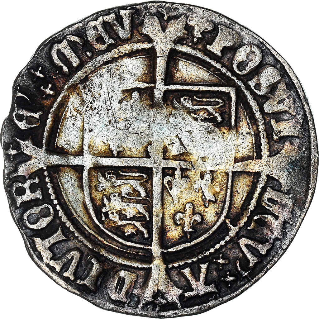 Coin, Great Britain, Henry VIII, Groat, 1538-1541, London, VF(30-35), Silver