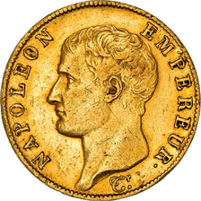 Moeda, França, Napoleon I, Napoléon I, 40 Francs, AN 13, Paris, EF(40-45)