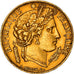 Moeda, França, Cérès, 20 Francs, 1850, Paris, AU(50-53), Dourado, KM:762