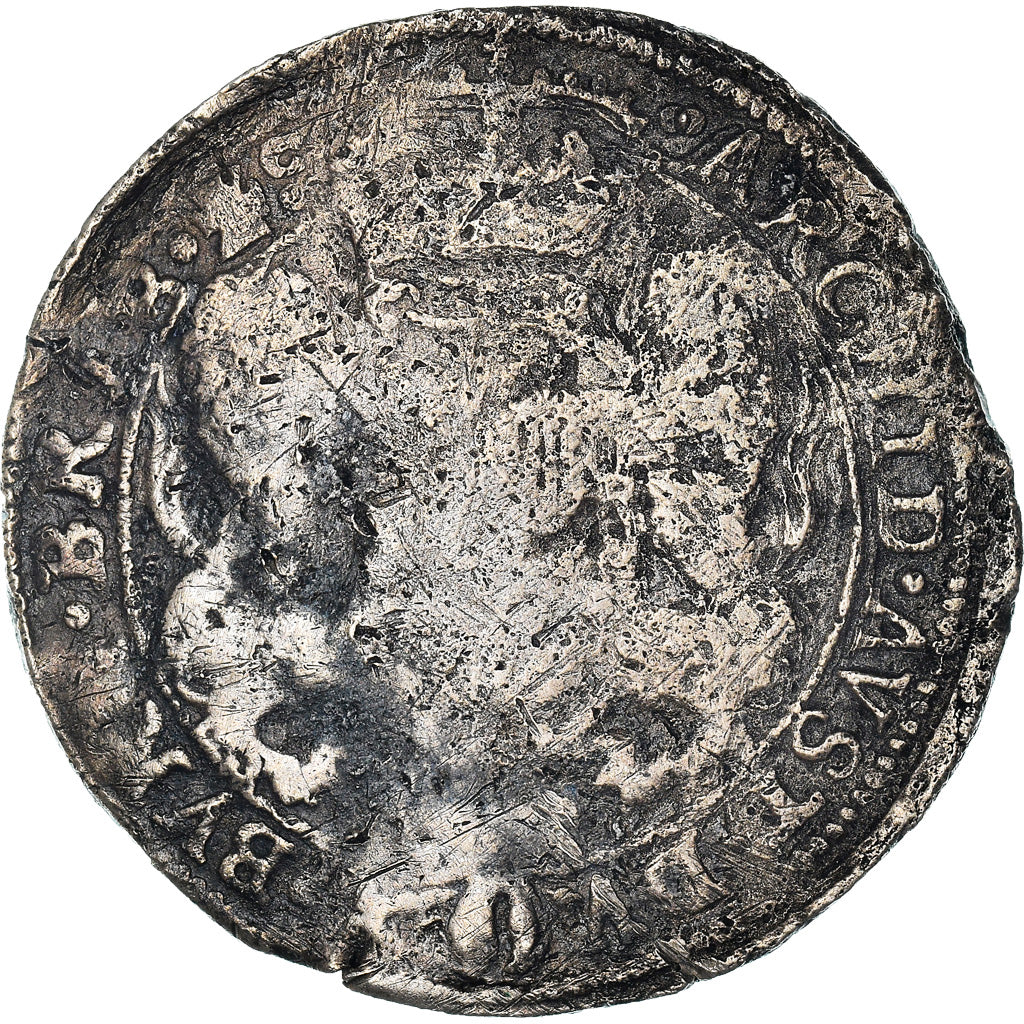 Coin, Spanish Netherlands, BRABANT, Charles II, 1/2 Ducaton, 1670, Antwerp