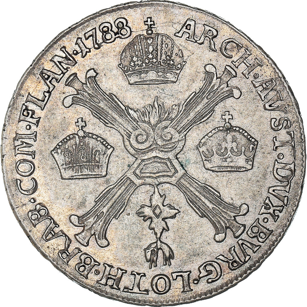 Monnaie, AUSTRIAN NETHERLANDS, Joseph II, 1/4 Kronenthaler, 1788, Günzburg