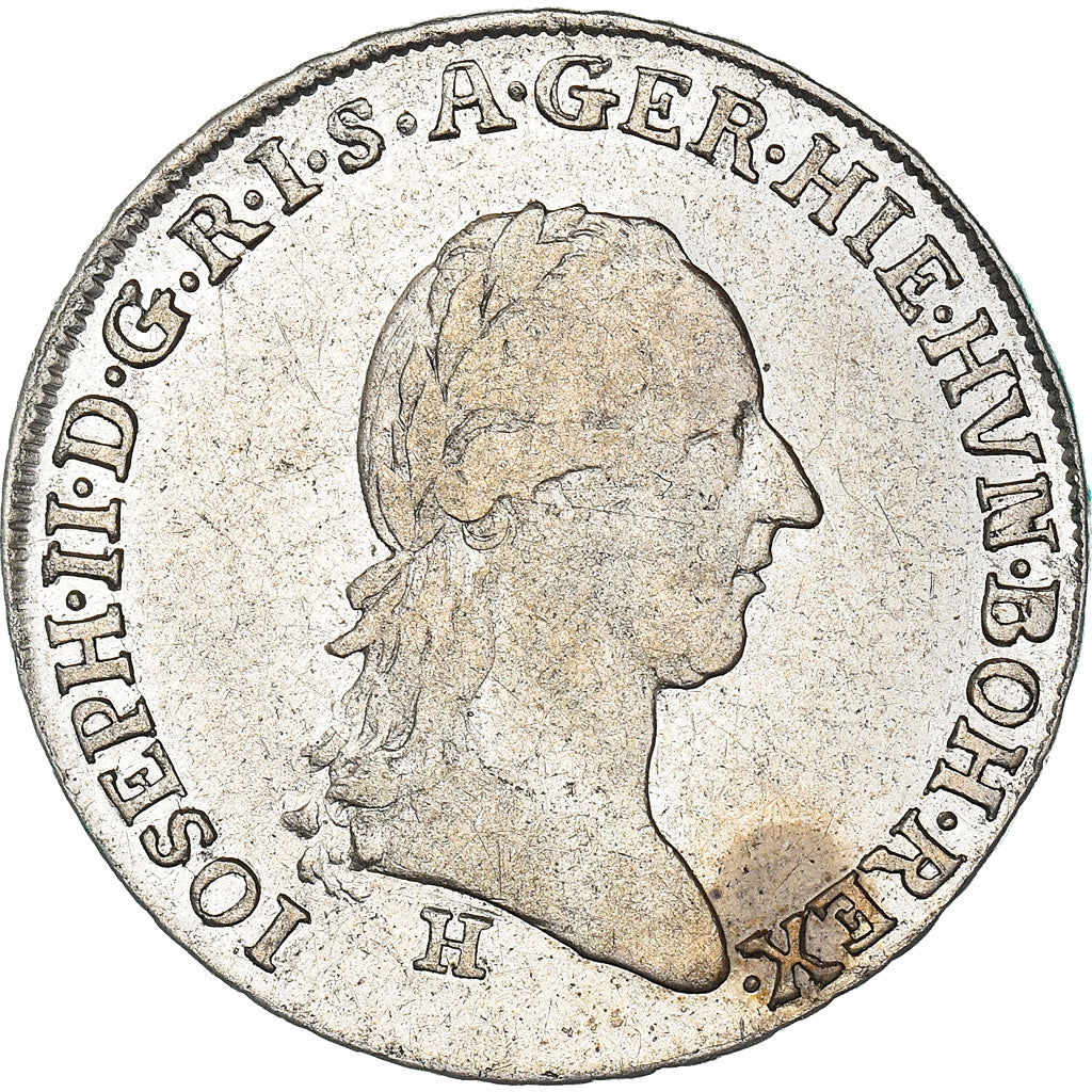 Munten, NEDERLANDS OOSTENRIJK, Joseph II, 1/4 Kronenthaler, 1788, Günzburg, ZF