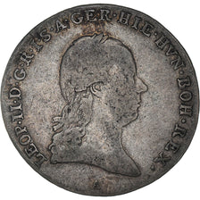 Munten, NEDERLANDS OOSTENRIJK, Franz II, 1/4 Kronenthaler, 1792, Vienne, FR+