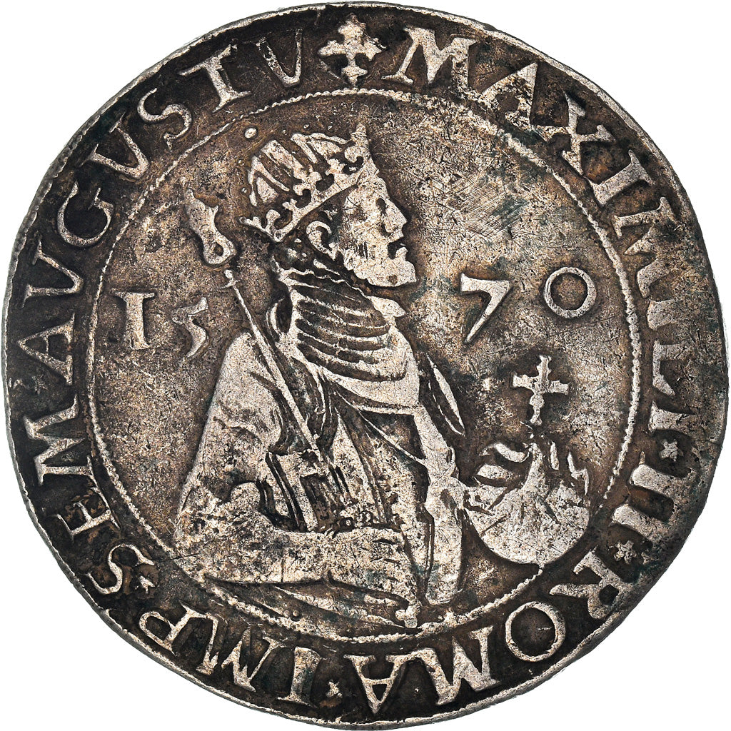 Coin, Belgium, Stavelot, Christophe de Manderscheid, Rixdaler, 1570, EF(40-45)