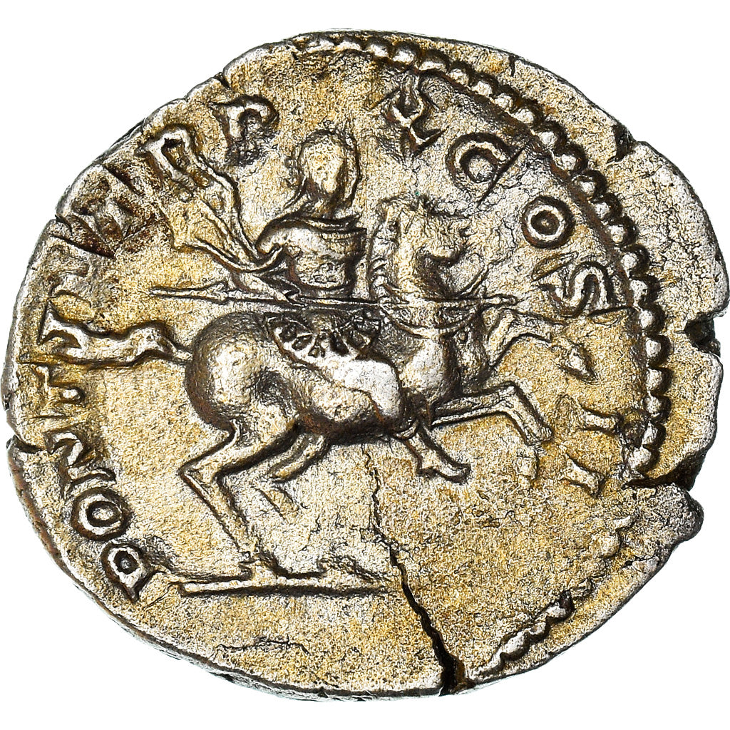 Coin, Caracalla, Denarius, 207, Rome, AU(50-53), Silver, RIC:97