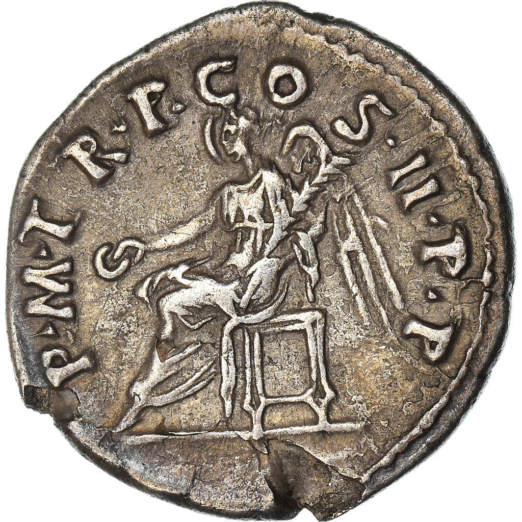Coin, Trajan, Denarius, 98-99, Rome, AU(50-53), Silver, RIC:10