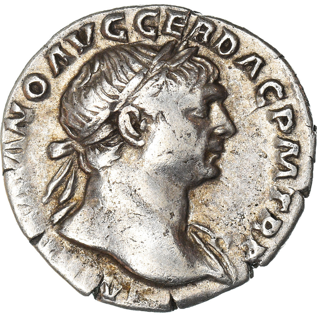 Münze, Trajan, Denarius, Roma, SS, Silber, RIC:116