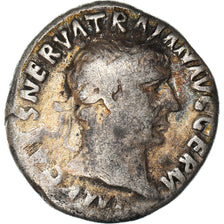 Moneda, Trajan, Denarius, 102, Rome, BC+, Plata, RIC:52