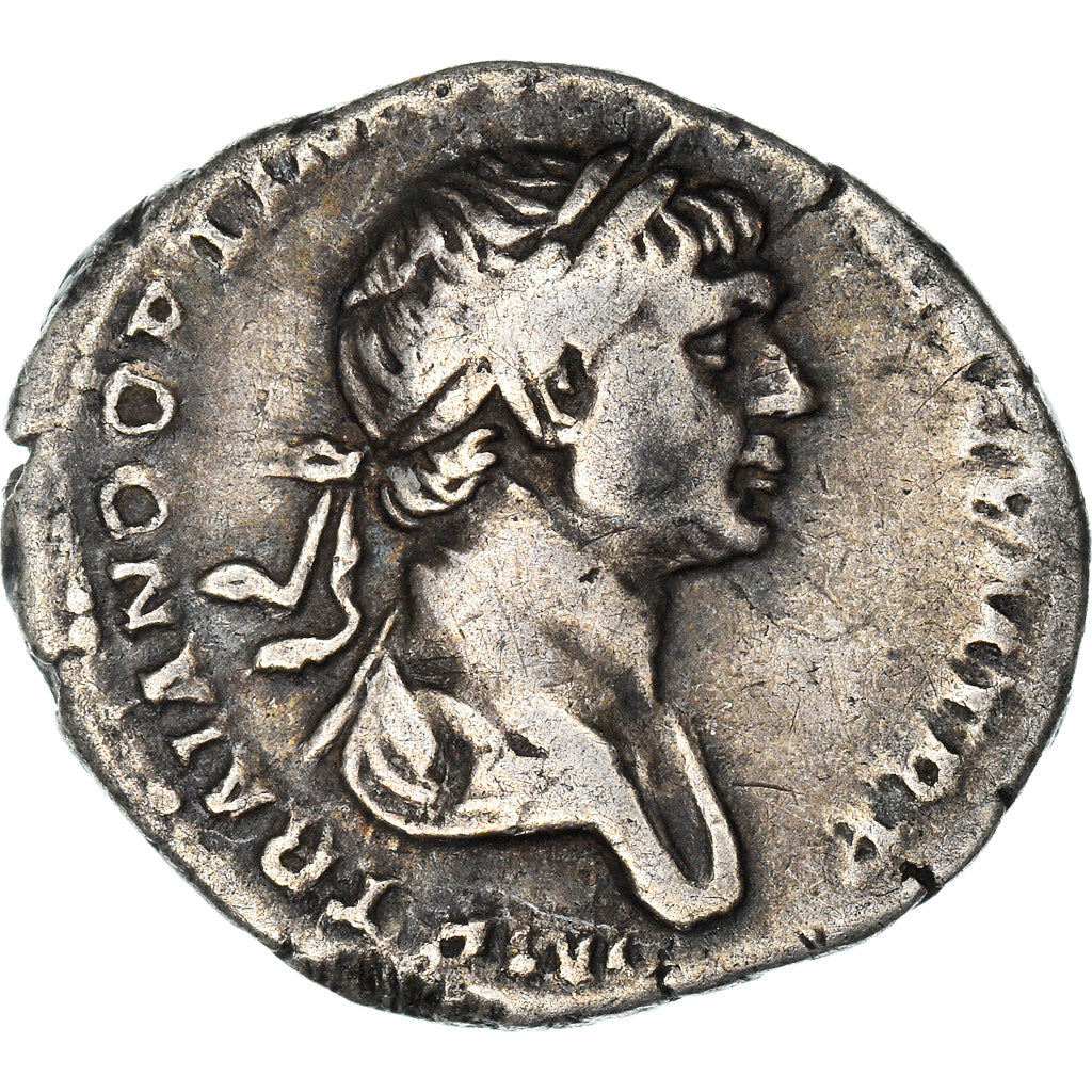 Monnaie, Trajan, Denier, 116, Rome, TB+, Argent, RIC:347