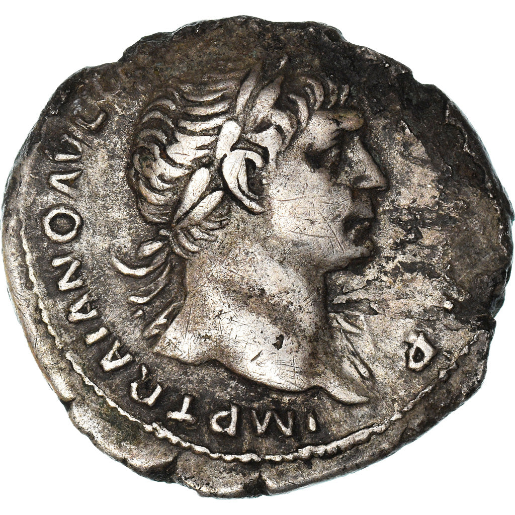 Münze, Trajan, Denarius, 107 AD, Rome, SS, Silber, RIC:191