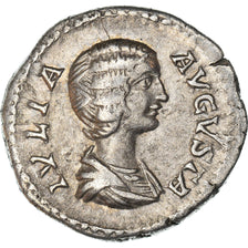 Coin, Julia Domna, Denarius, 204, Roma, AU(50-53), Silver, RIC:572