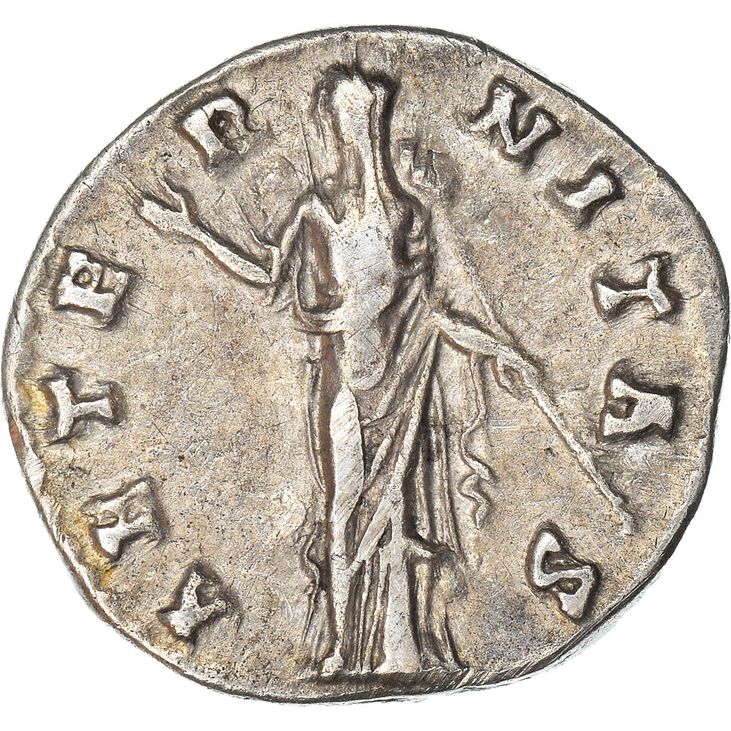 Coin, Diva Faustina I, Denarius, 148, Rome, EF(40-45), Silver, RIC:344