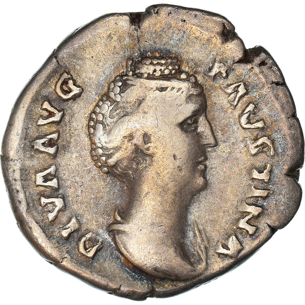 Münze, Diva Faustina I, Denarius, 145, Rome, SS, Silber, RIC:394