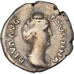 Moneda, Diva Faustina I, Denarius, 145, Rome, MBC, Plata, RIC:394