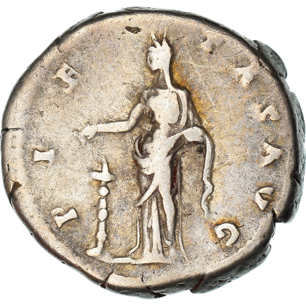 Münze, Diva Faustina I, Denarius, 145, Rome, SS, Silber, RIC:394