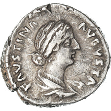 Moeda, Faustina II, Denarius, 161-164, Rome, EF(40-45), Prata, RIC:686