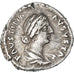 Moneda, Faustina II, Denarius, 161-164, Rome, MBC, Plata, RIC:686