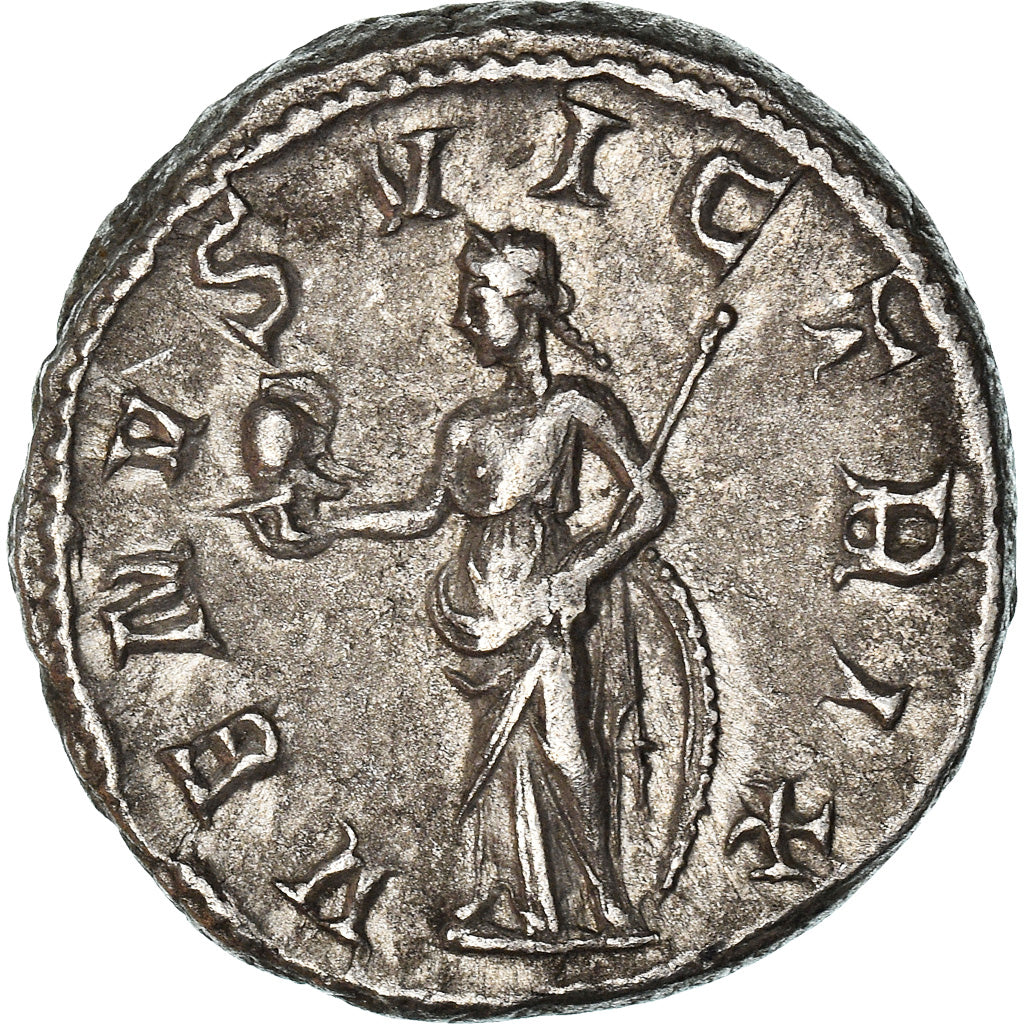 Coin, Gordian III, Denarius, 241, Roma, AU(55-58), Silver, RIC:131