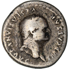 Monnaie, Vespasien, Denier, 77-78, Rome, TB, Argent, RIC:108