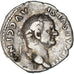 Moneda, Vespasian, Denarius, AD 74, Rome, MBC, Plata, RIC:65