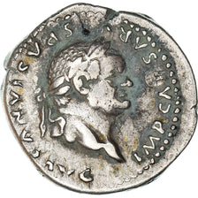 Moeda, Vespasian, Denarius, AD 79, Rome, EF(40-45), Prata, RIC:113