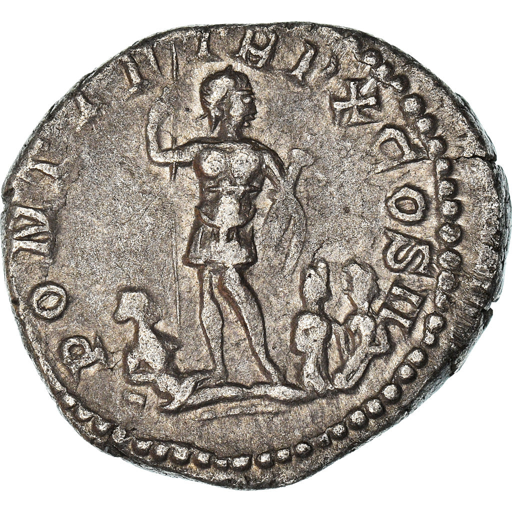 Coin, Caracalla, Denarius, 207, Rome, AU(50-53), Silver, RIC:96