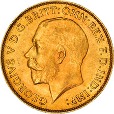 Munten, Zuid Afrika, George V, 1/2 Sovereign, 1926, Pretoria, PR, Goud, KM:20