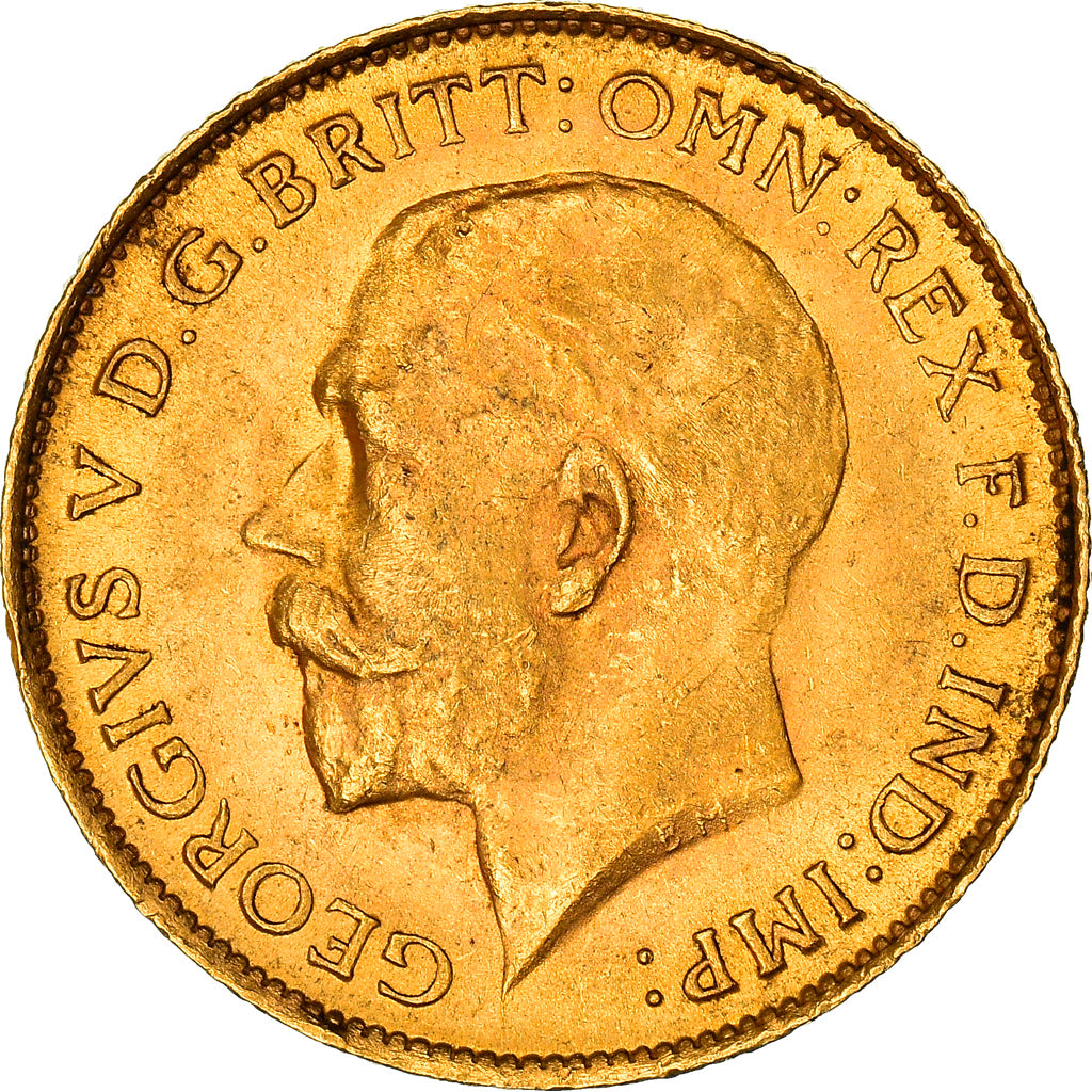 Munten, Zuid Afrika, George V, 1/2 Sovereign, 1926, Pretoria, PR+, Goud, KM:20
