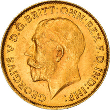 Coin, South Africa, George V, 1/2 Sovereign, 1926, Pretoria, MS(60-62), Gold