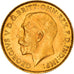 Moneda, Sudáfrica, George V, 1/2 Sovereign, 1926, Pretoria, EBC+, Oro, KM:20