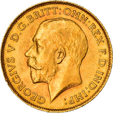 Moeda, África do Sul, George V, 1/2 Sovereign, 1926, Pretoria, AU(55-58)