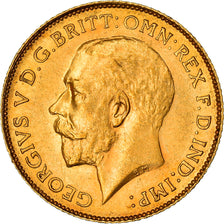 Moneta, Sudafrica, George V, 1/2 Sovereign, 1925, Pretoria, SPL, Oro, KM:20