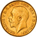 Münze, Südafrika, George V, 1/2 Sovereign, 1925, Pretoria, VZ, Gold, KM:20