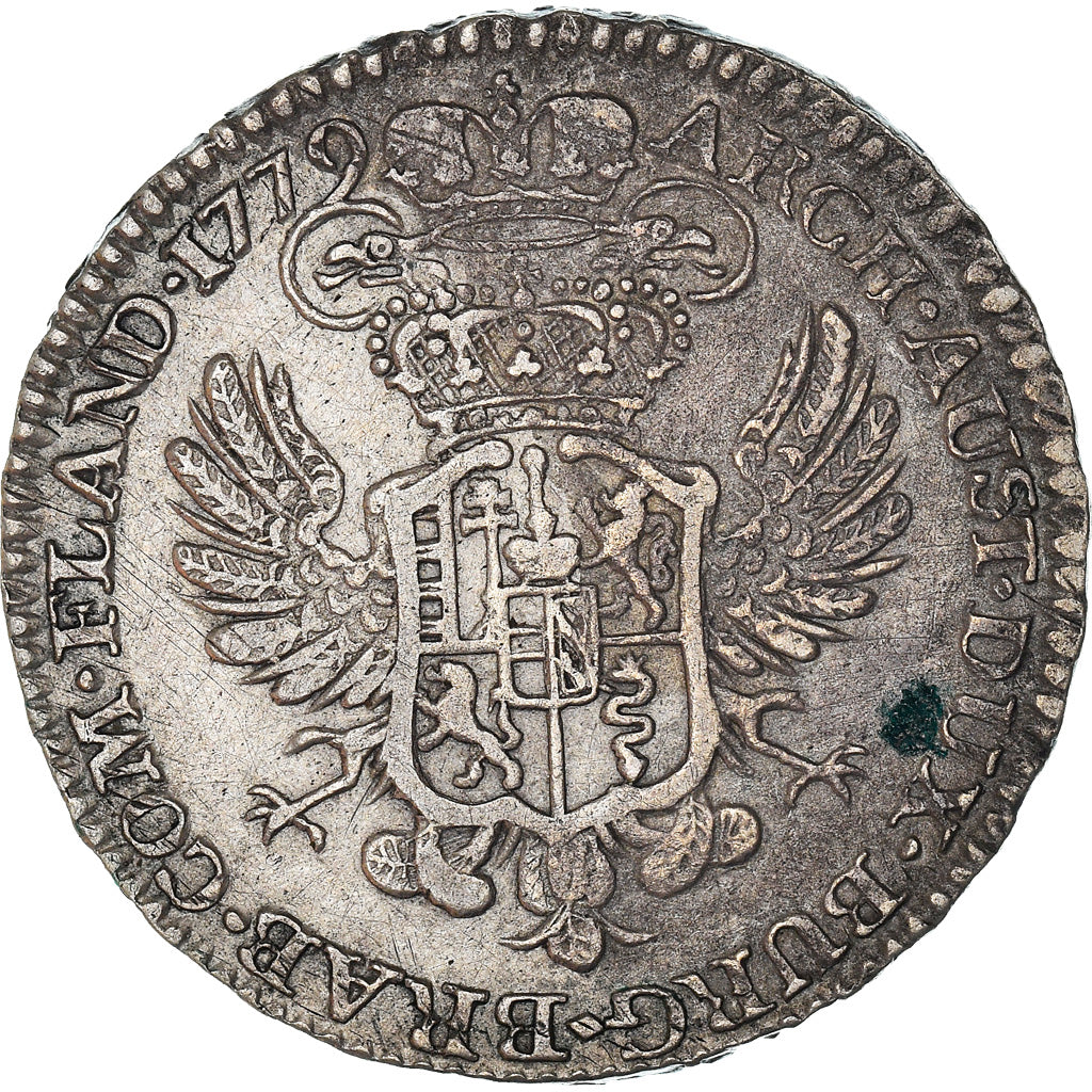Coin, AUSTRIAN NETHERLANDS, Maria Theresa, 1/2 Kronenthaler, 1779, Brussels