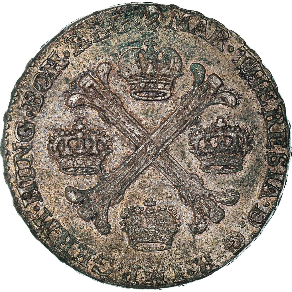 Monnaie, AUSTRIAN NETHERLANDS, Maria Theresa, 1/2 Kronenthaler, 1765, Bruxelles