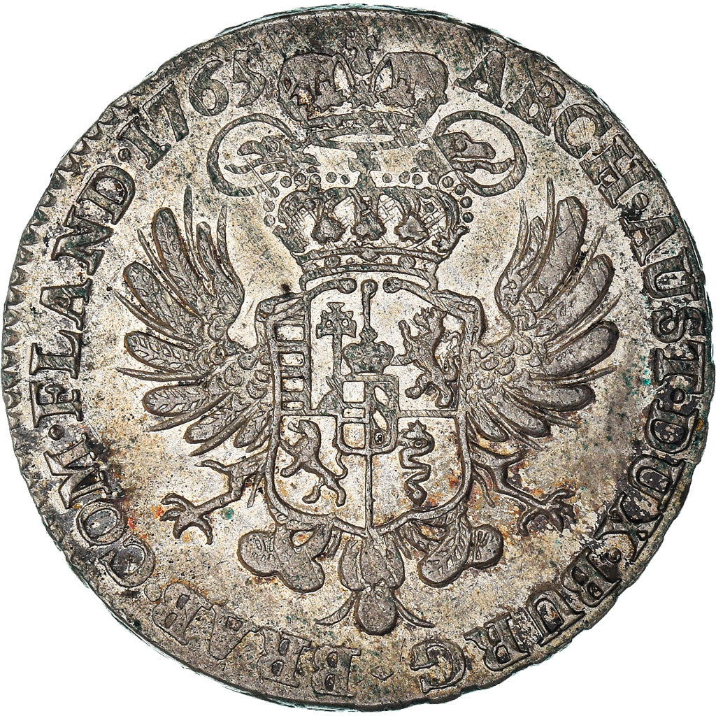 Monnaie, AUSTRIAN NETHERLANDS, Maria Theresa, 1/2 Kronenthaler, 1765, Bruxelles