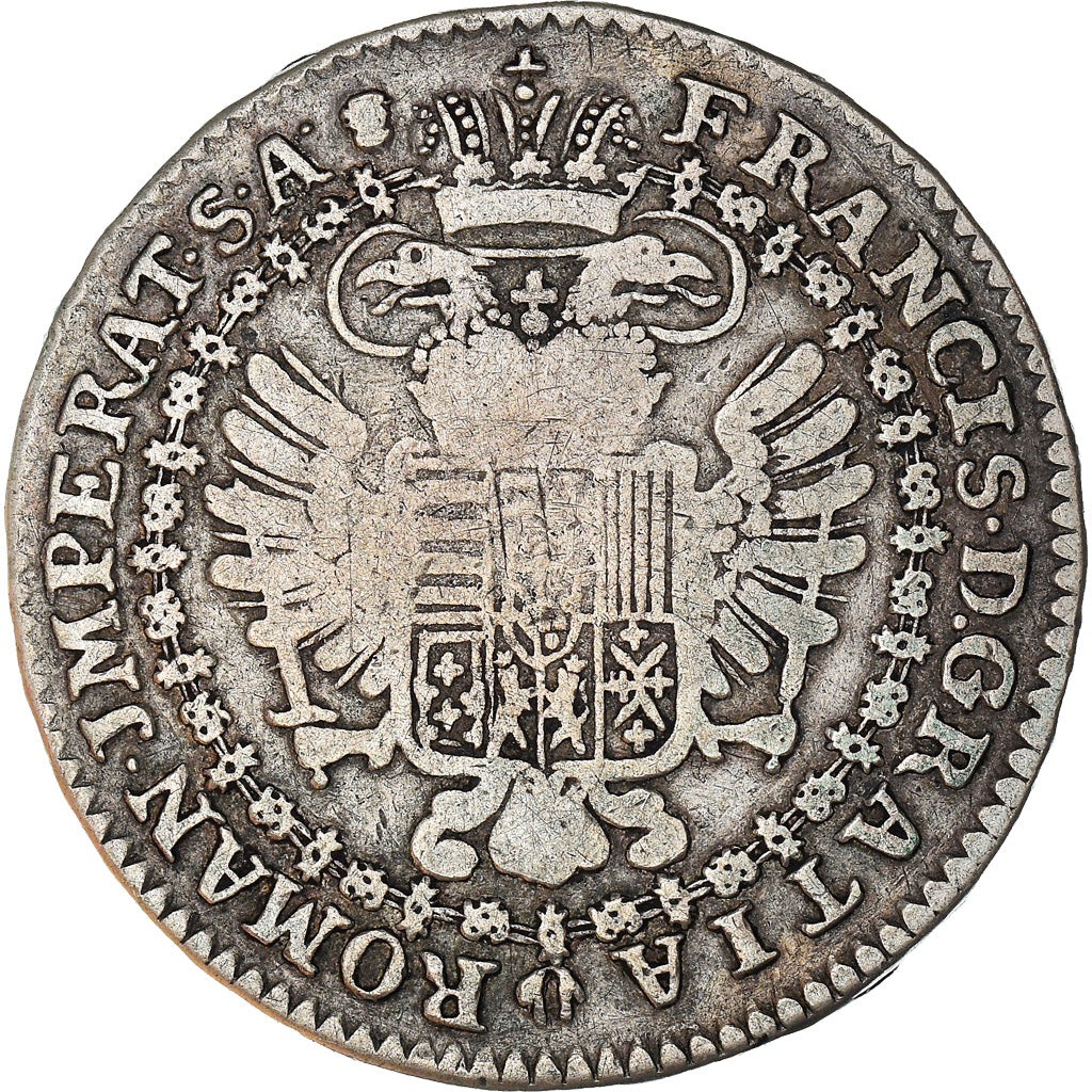 Monnaie, AUSTRIAN NETHERLANDS, Maria Theresa, 1/2 Kronenthaler, 1758, Bruxelles