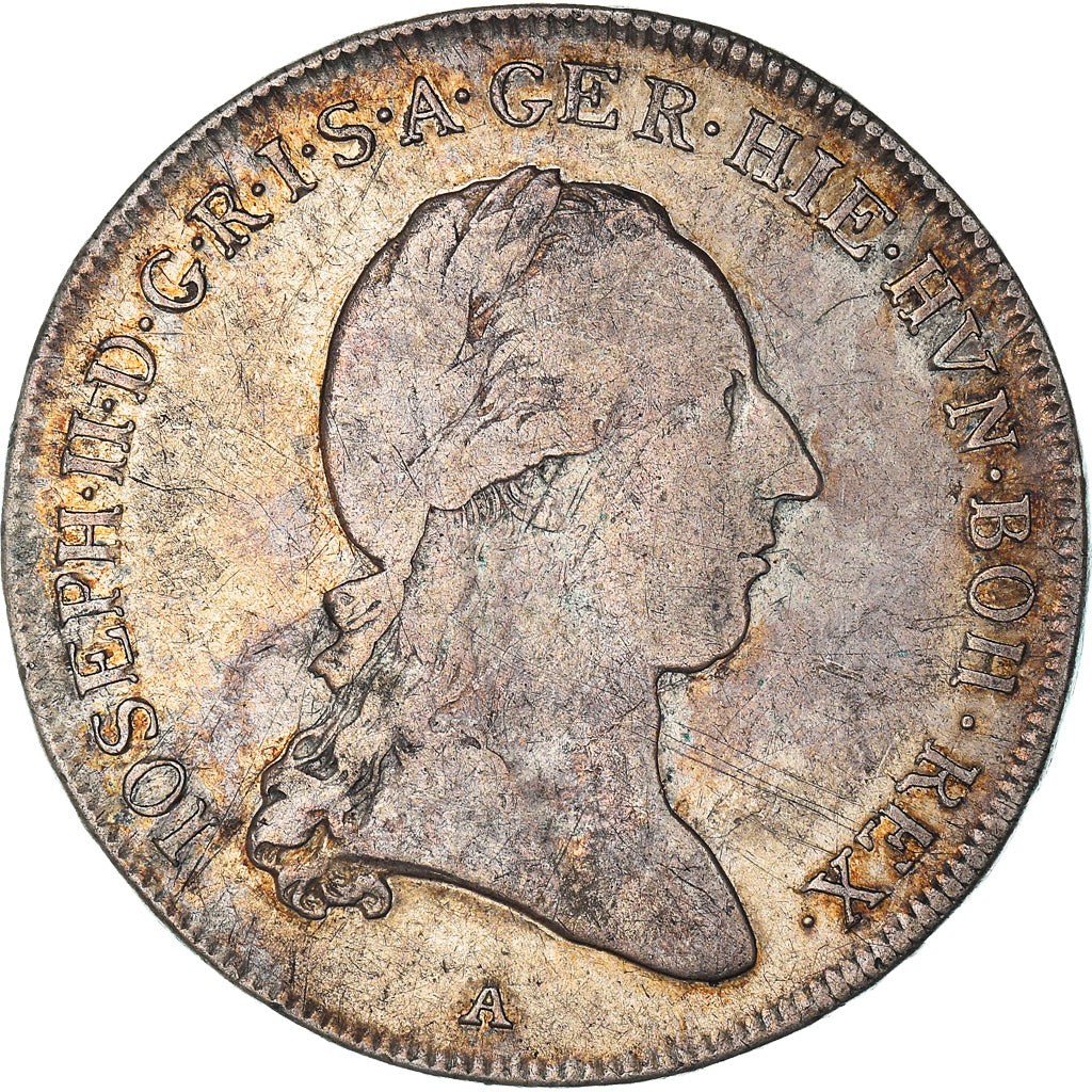 Coin, AUSTRIAN NETHERLANDS, Joseph II, 1/2 Kronenthaler, 1790, Vienne