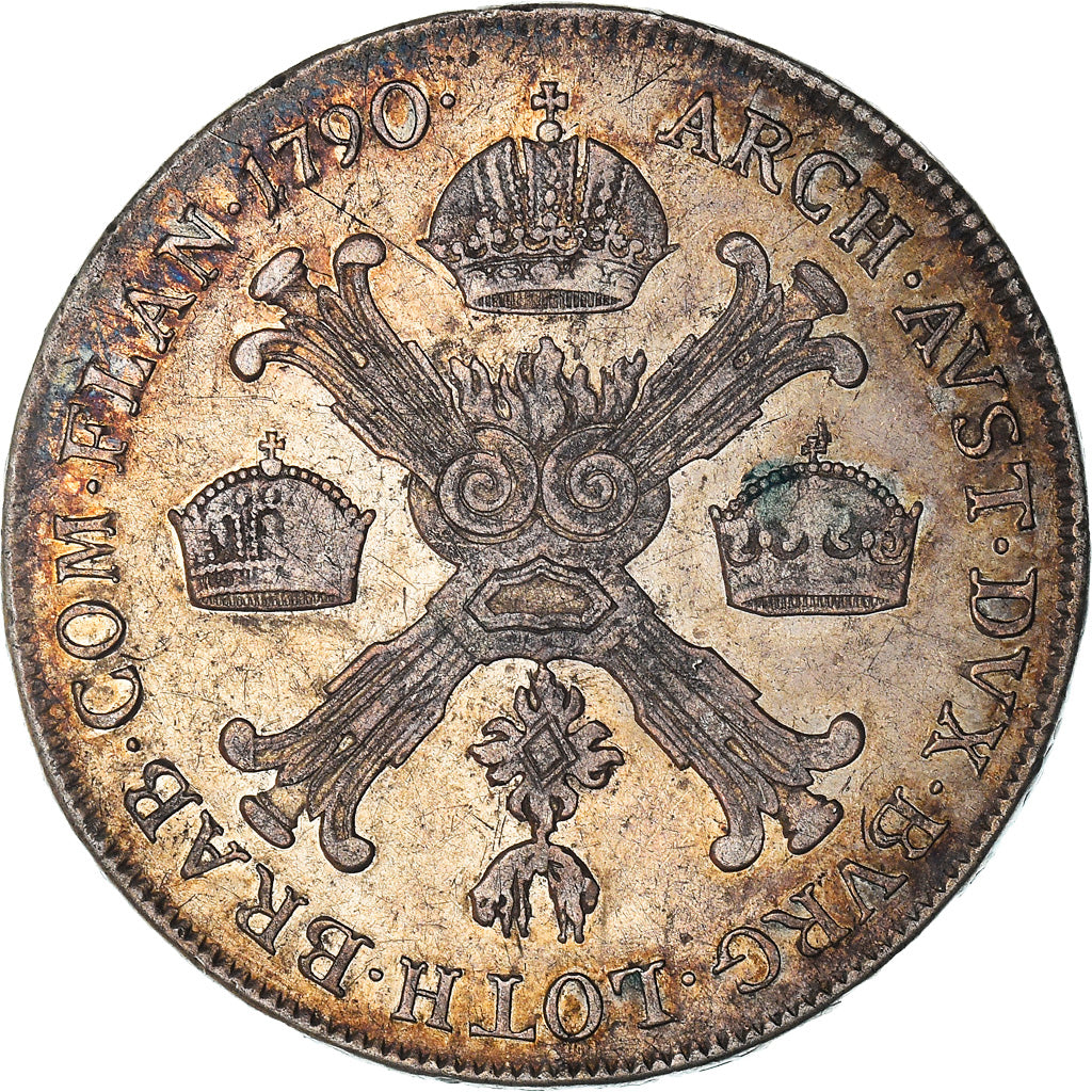 Coin, AUSTRIAN NETHERLANDS, Joseph II, 1/2 Kronenthaler, 1790, Vienne