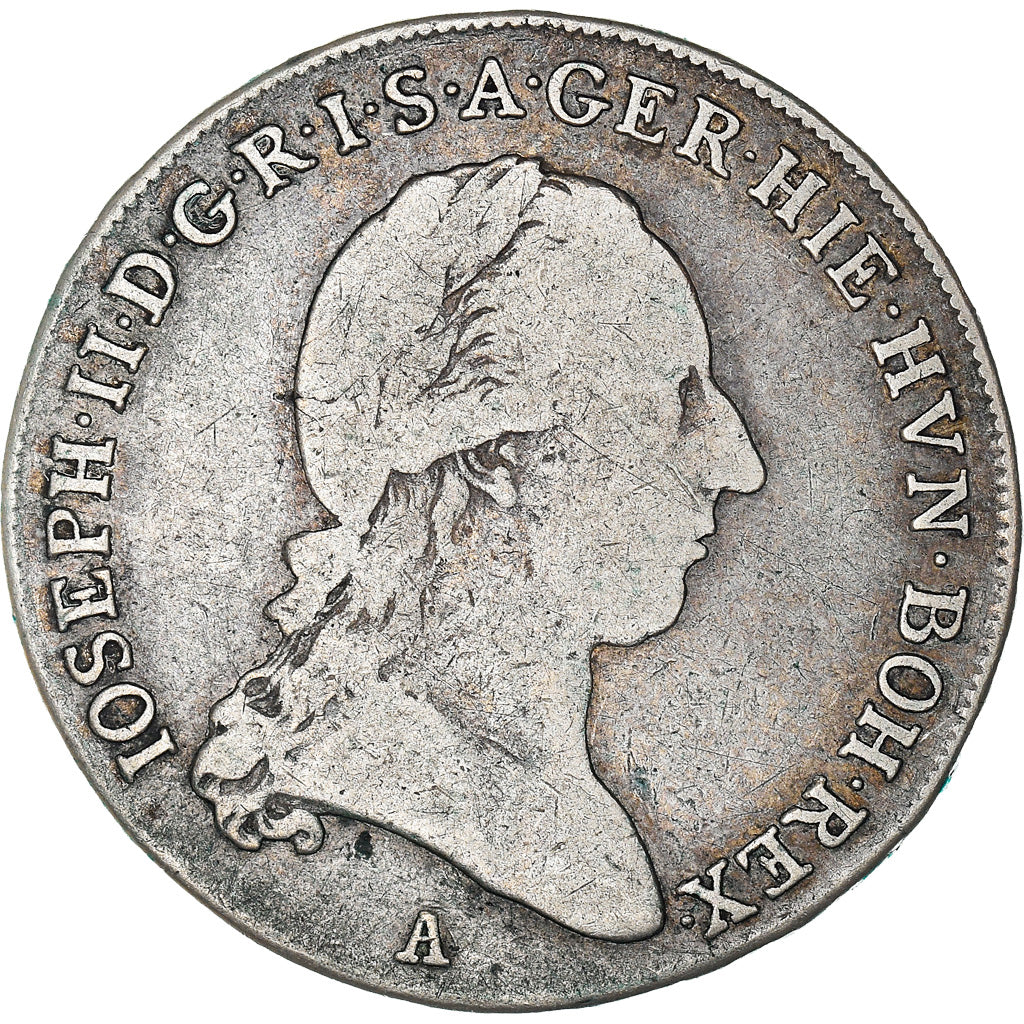Coin, AUSTRIAN NETHERLANDS, Joseph II, 1/2 Kronenthaler, 1790, Vienne