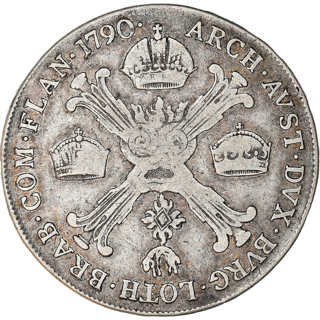 Coin, AUSTRIAN NETHERLANDS, Joseph II, 1/2 Kronenthaler, 1790, Vienne