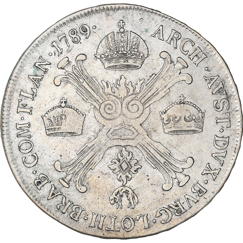 Munten, NEDERLANDS OOSTENRIJK, Joseph II, 1/2 Kronenthaler, 1789, Vienne, FR+