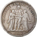 Coin, France, Hercule, 5 Francs, 1849, Strasbourg, VF(30-35), Silver, KM:756.2