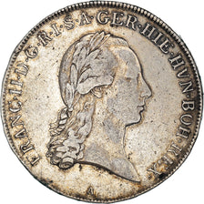 Coin, AUSTRIAN NETHERLANDS, Franz II, 1/2 Kronenthaler, 1793, Vienna, EF(40-45)