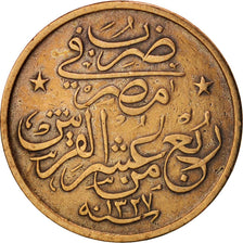 Ägypten, Muhammad V, 1/40 Qirsh, 1911, Misr, EF(40-45), Bronze, KM:300